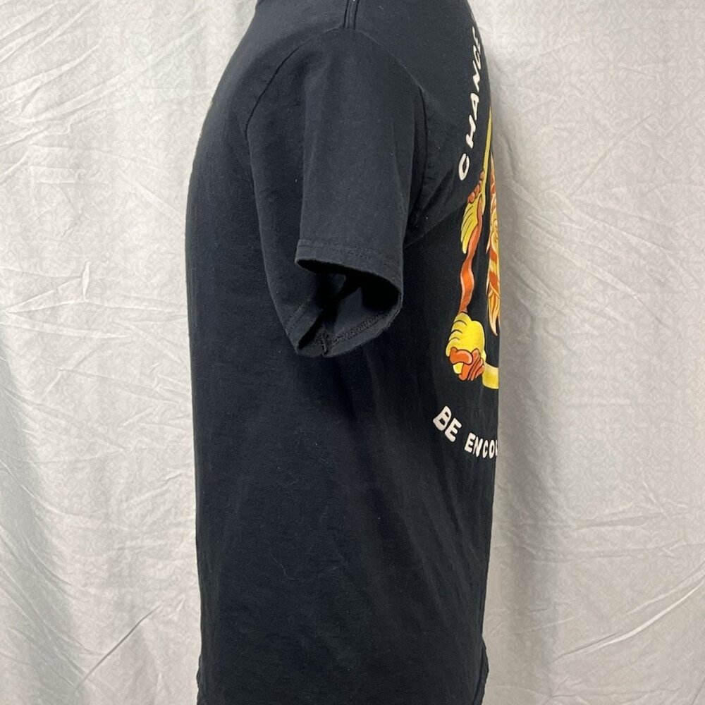 Chance the Rapper Be Encouraged Tour Shirt Courage Lion Graphic Black M - Picture 6 of 13